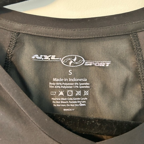 Black Long Sleeve Workout Top | Size S | Like new - Picture 3 of 3